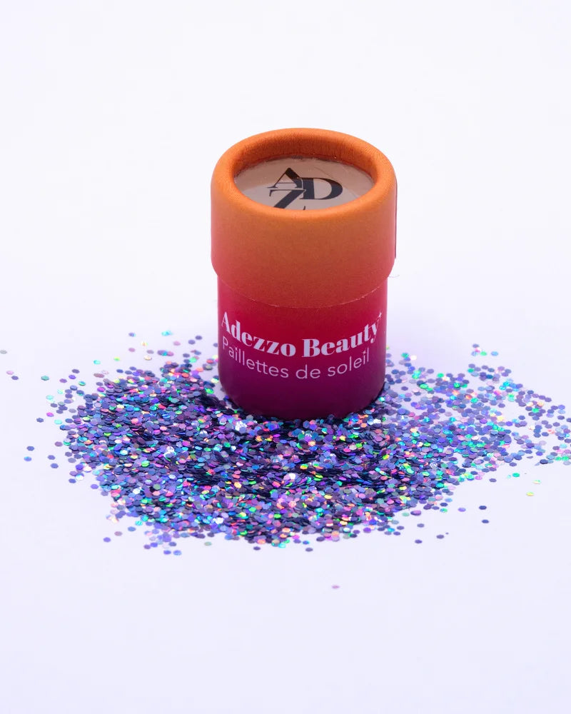 Paillettes biodégradables Peur'ple moyennes