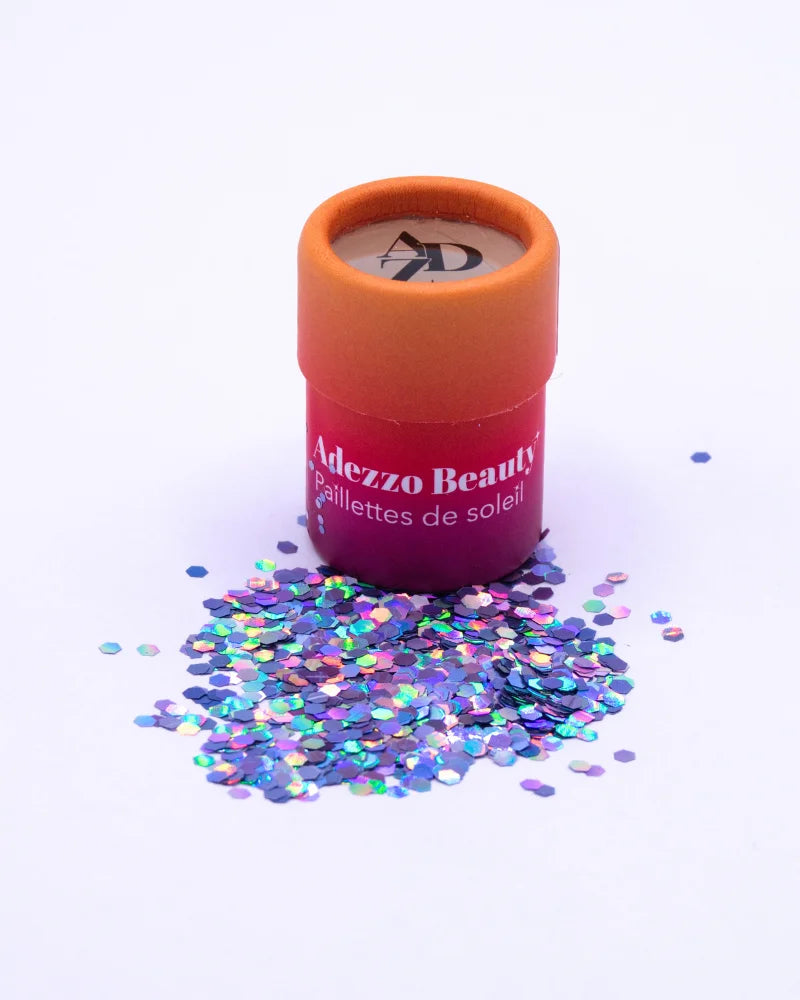 Paillettes biodégradables Peur'ple grandes